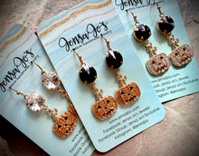 Rhinestone Pumpkin Earrings
