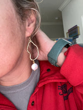Carly Coin Pearl Earrings