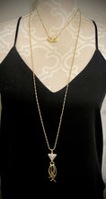 Eliza Stamped Crystal Necklace