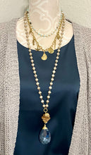 Bayou Blues Crystal Necklace