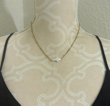 Kali Pearl Cross Necklace