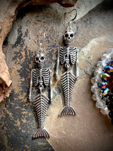 Gio Mermaid Skeleton Earrings
