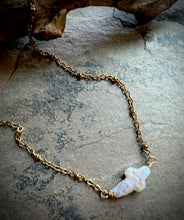Kali Pearl Cross Necklace