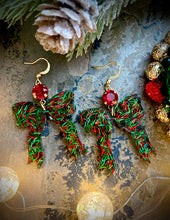 Tinsel Bow Earrings