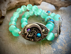 Nia Mermaid Coin Bracelet