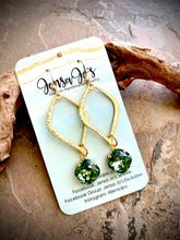 Cameron Leaf Crystal Earrings