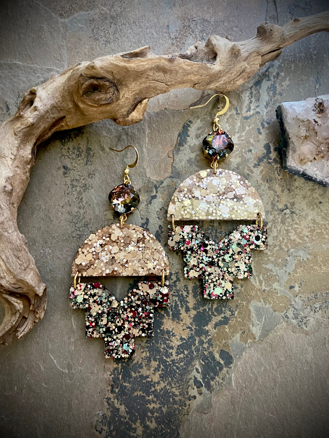 Devin Glitter Earrings