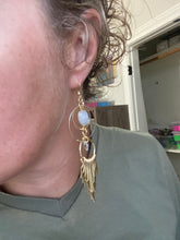 Sienna Moonstone Fringe Earrings