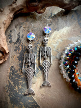 Gio Mermaid Skeleton Earrings