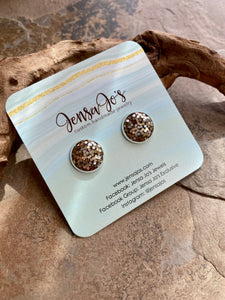 Jane Glitter Studs