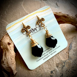 Jeanie Fleur Stud Earrings