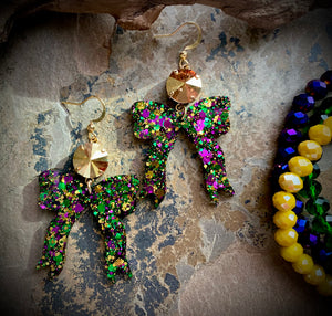 Mardi Bow Earrings