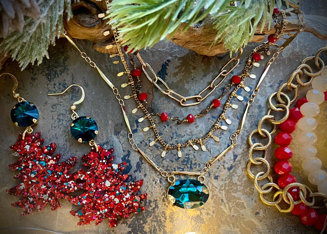 Christmas Tree Earrings