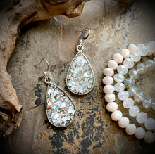 Shimmer Teardrop Earrings