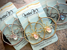 Jayne Spider Hoop Earrings