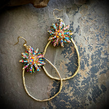 Iris Teardrop Earrings