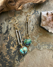 Brielle Abalone Heart Earrings