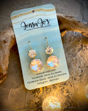 14/8mm crystal drop earrings