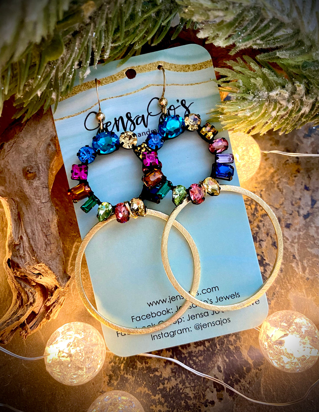 Tiffany Multicolored Hoop Earrings