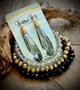 Smoke Show Chandelier Earrings