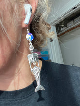 Gio Mermaid Skeleton Earrings