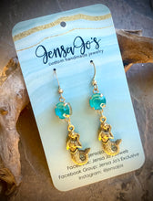 Mermaid earrings & necklace set