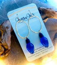 Christmas bulb earrings