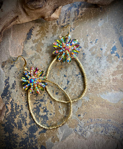 Iris Teardrop Earrings