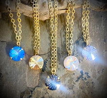 Crystal drop necklace