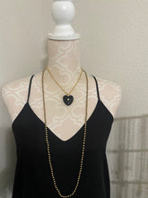 Onyx Heart Necklace