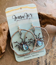 Jayne Spider Hoop Earrings