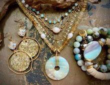 Lettie Amazonite & Citrine Necklace