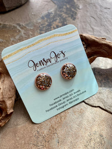 Jane Glitter Studs