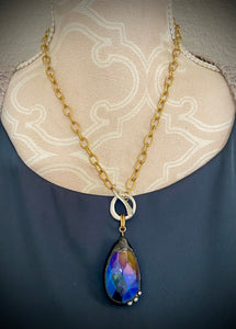 Indigo Crystal Necklace