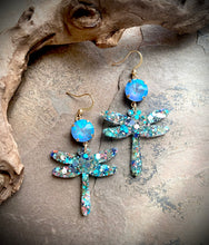 Glitter Dragonfly Earrings