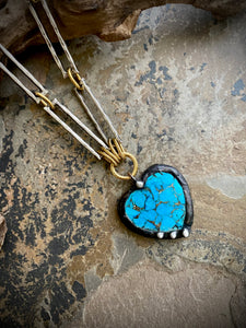 Emerson Turquoise Heart Necklace