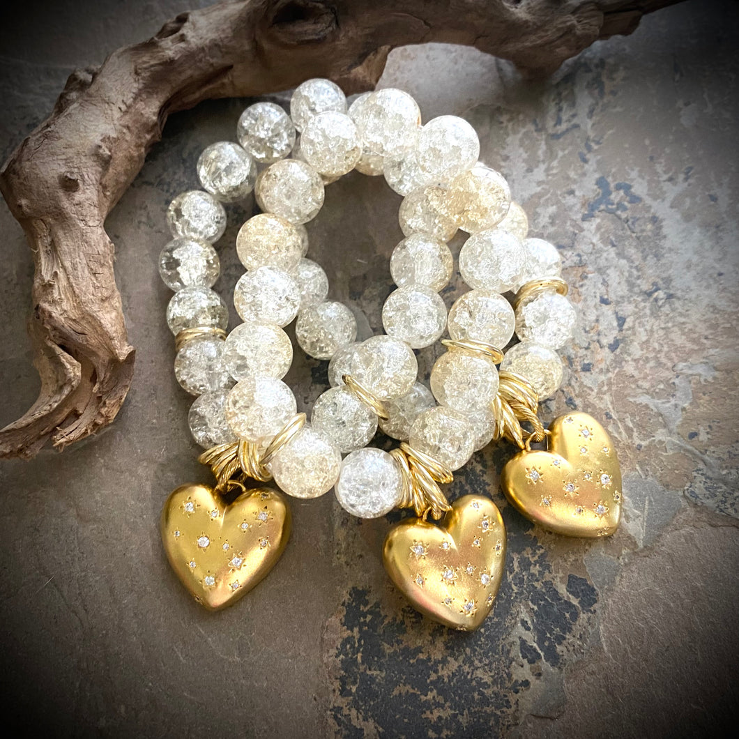 Sparkle Heart Bracelet