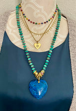 Dylan Blue Heart Necklace