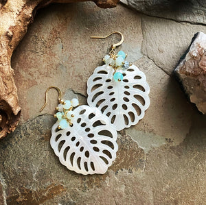 Kai Monstera Earrings