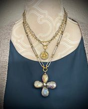 Aurelia Crystal Cross Necklace