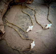 Kali Pearl Cross Necklace