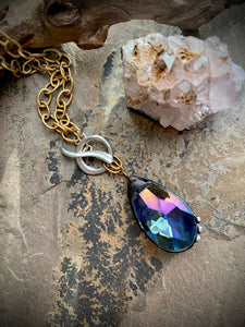 Indigo Crystal Necklace