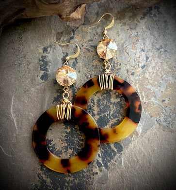 Shelby Tortoise Earrings