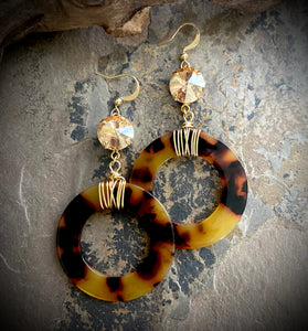 Shelby Tortoise Earrings