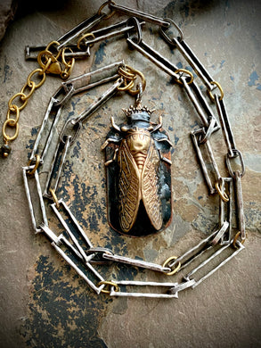 Cadence Cicada Necklace