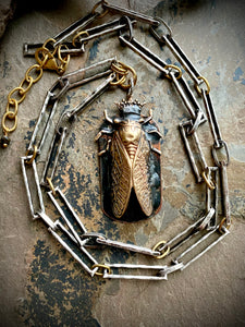 Cadence Cicada Necklace