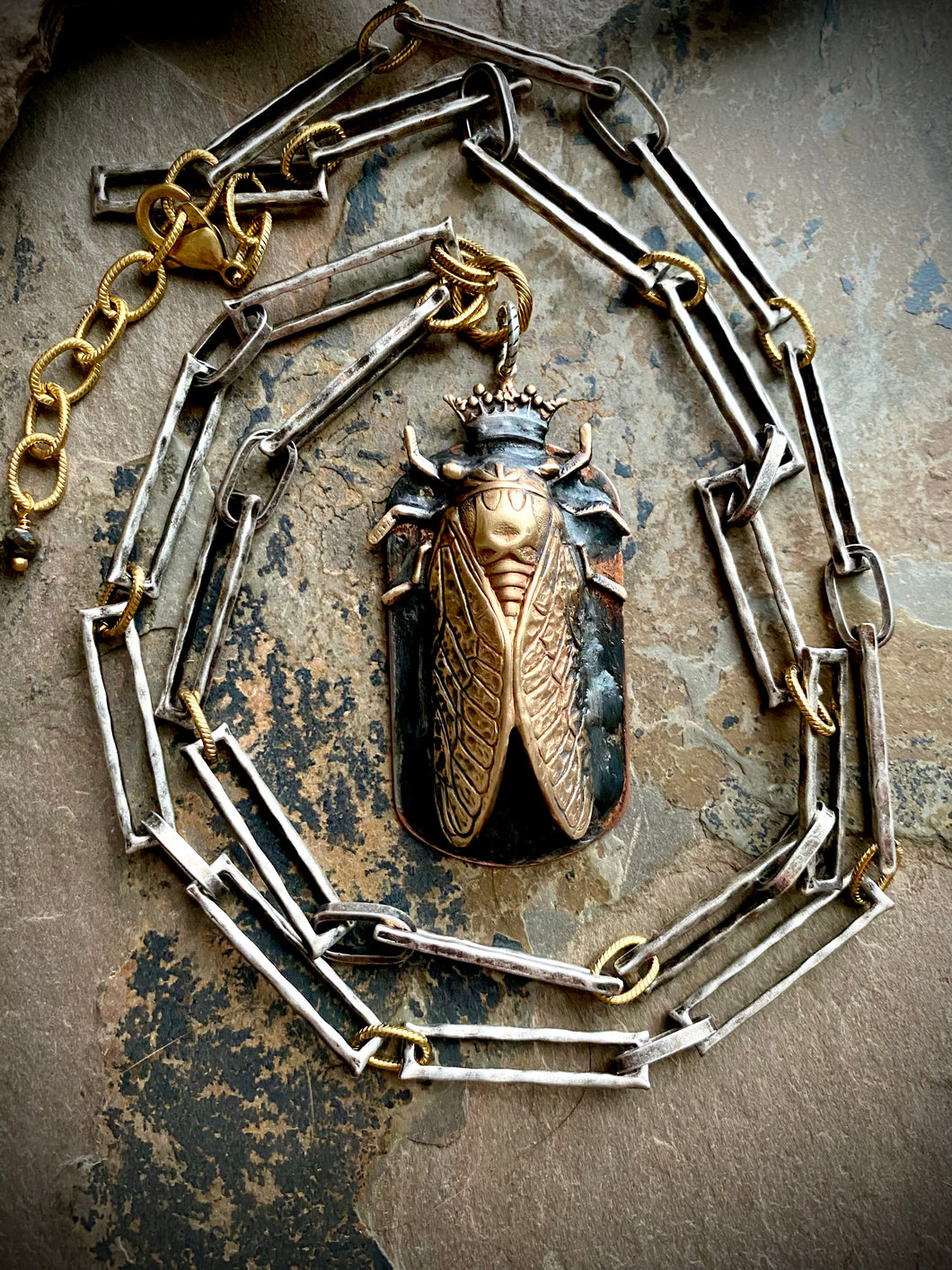 Cadence Cicada Necklace