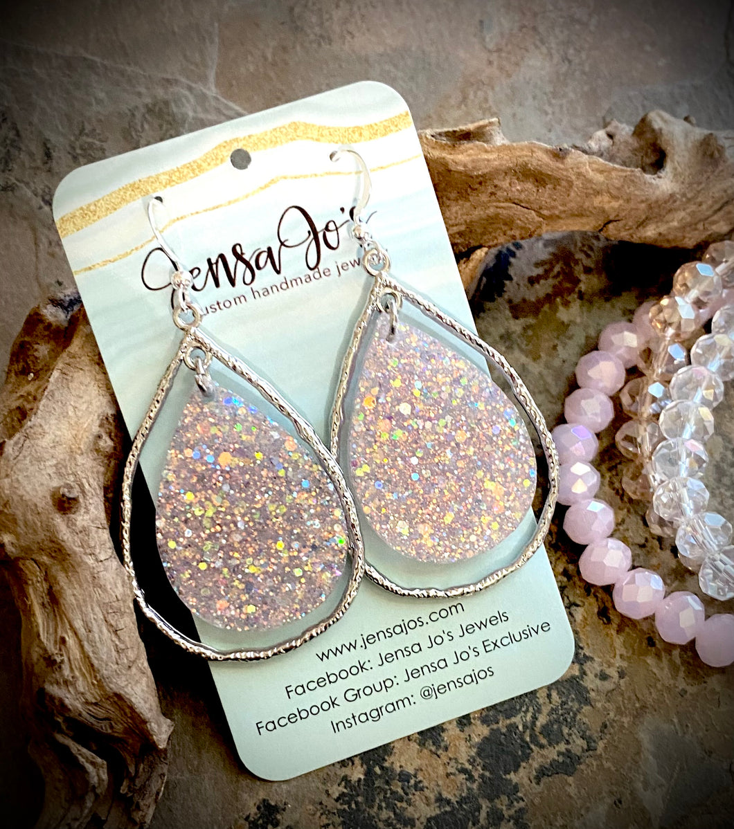 Silver Shimmer Earrings