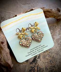 Isabella Heart Earrings