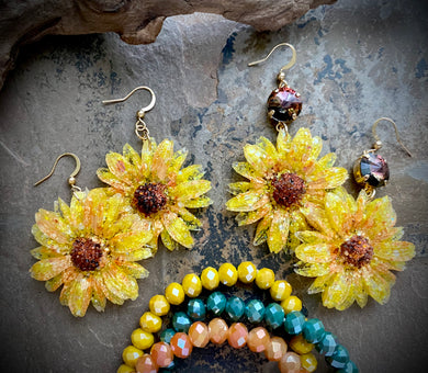 Sunflower Earrings